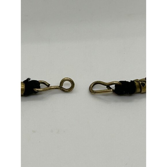 Ethnic Tribal Necklace with Bloodstone Jasper Pendant Brass Setting and Beads - Picture 12 of 15